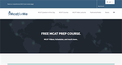 Desktop Screenshot of mcatforme.com